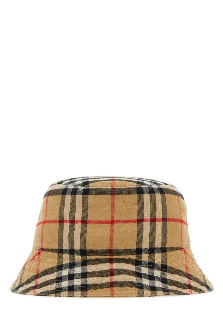 Burberry Embroidered Cotton Bucket Hat