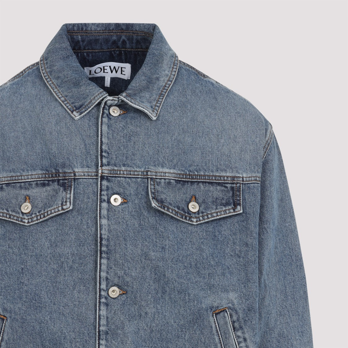 Loewe Blue Cotton Jacket
