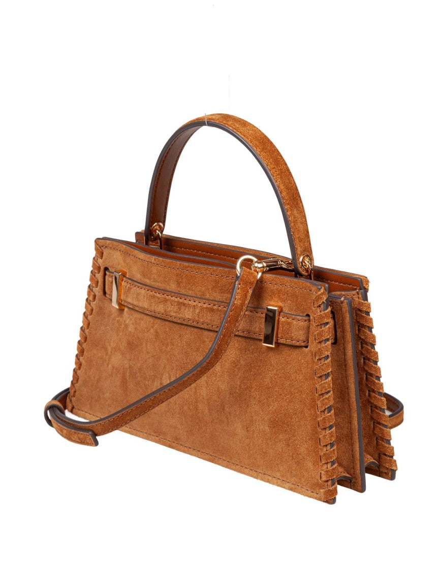 Tory Burch Lee Radziwill Mini Suede Handbag