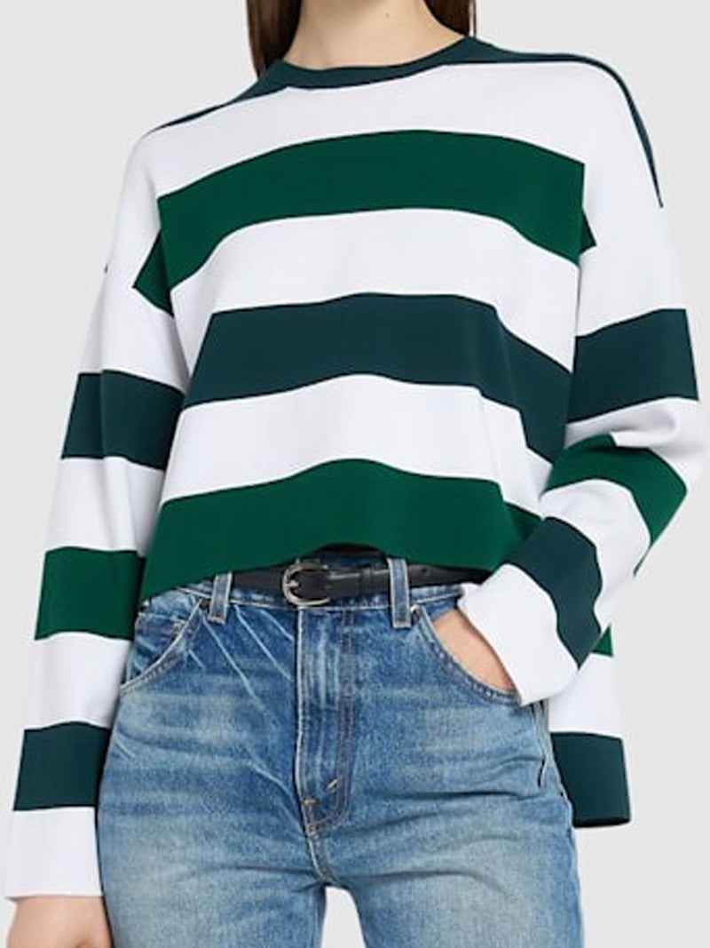 Max Mara Wide Horizontal Striped Sweater