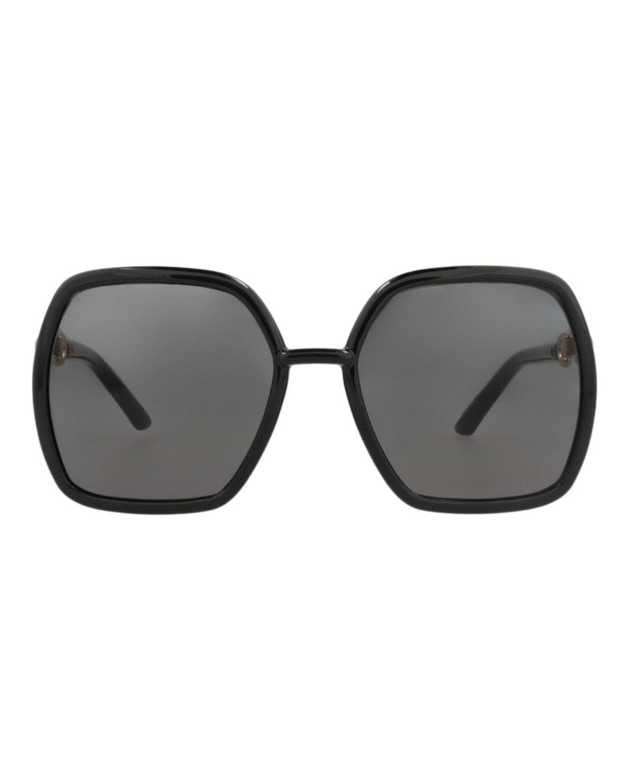 Gucci Square-Frame Injection Sunglasses