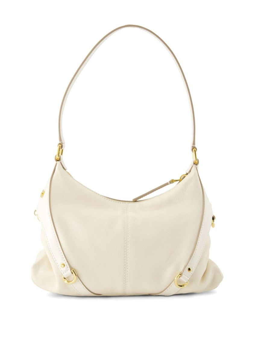 Givenchy Beige Textured Handbag With Gold-Tone Hardware