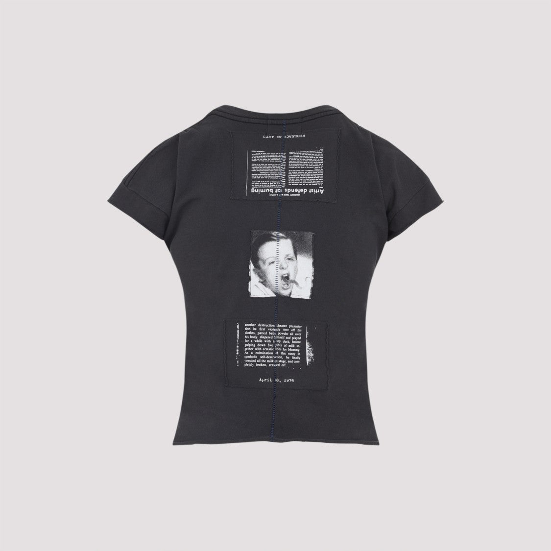 Enfants Riches Déprimés Graphic Print Cotton T-Shirt With Artistic Detailing