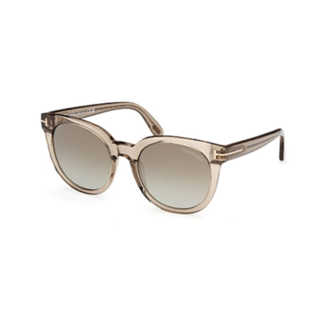 Tom Ford Translucent Acetate Rounded Sunglasses With Gradient Lenses