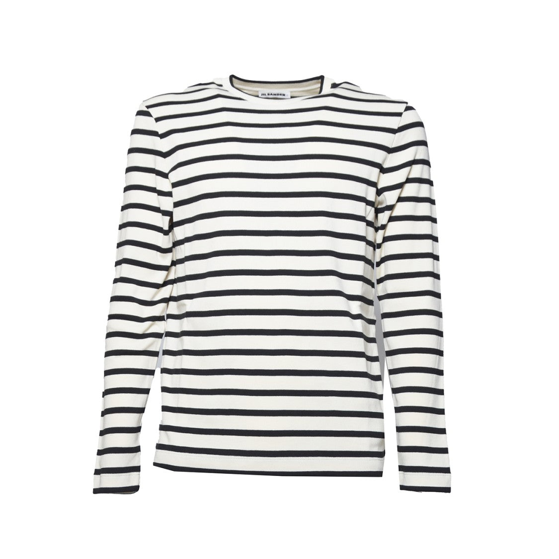 Jil Sander Classic Nautical-Inspired Stripe Knit Sweater