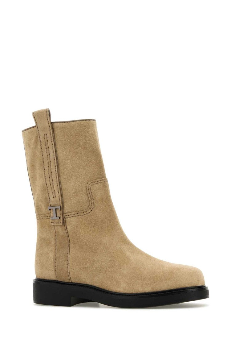 Tod's Sand Suede Ankle Boots