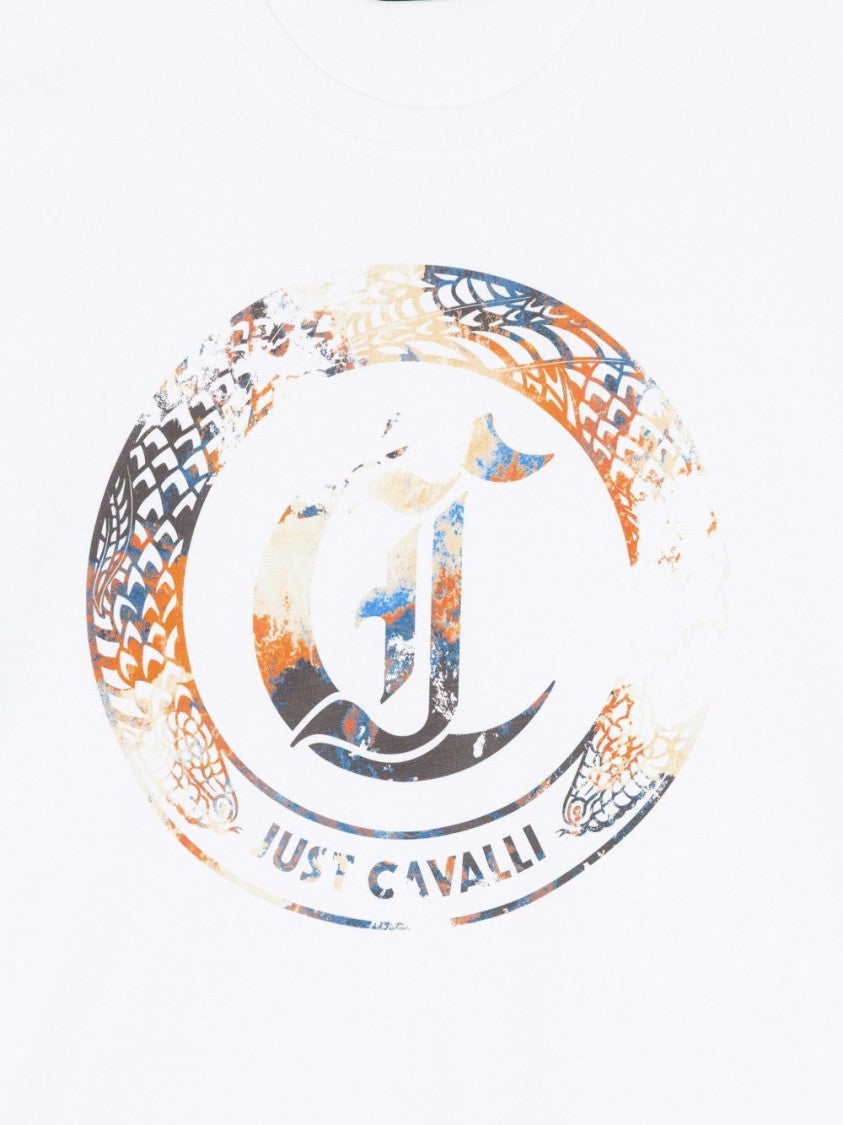 Just Cavalli Printed Short Sleeves T-Shirt