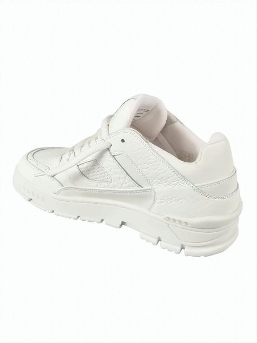 Axel Arigato Low-Top White Sneakers With Perforated Detailing