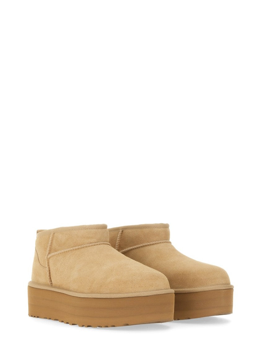 Ugg Classic Ultra Mini Platform Leather Boots