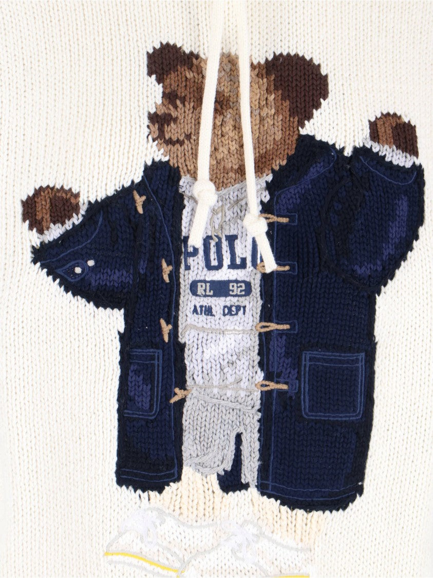 Polo Ralph Lauren Logo Hoodie – Cream