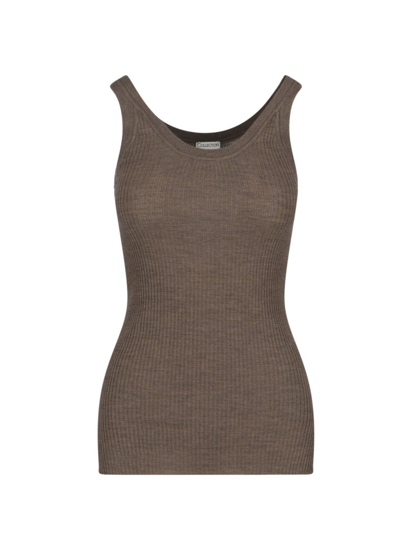 Calvin Klein Ribbed Knit Tank Top