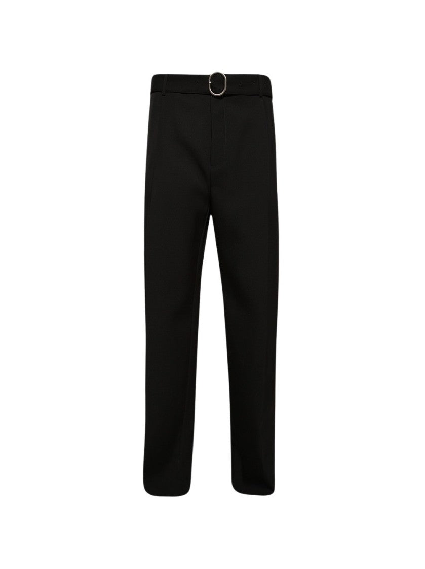 Jil Sander Belted Pants Black