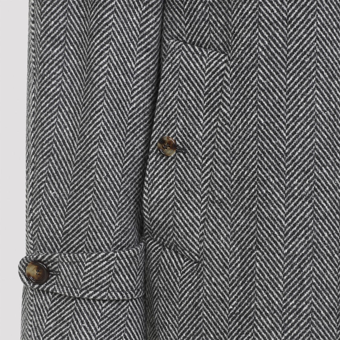 Brunello Cucinelli Medium Grey Wool Coat