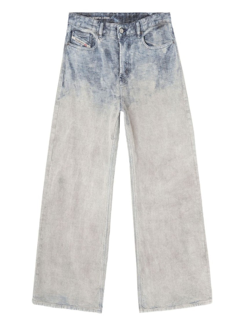Diesel Light Blue Prince Of Wales Jeans