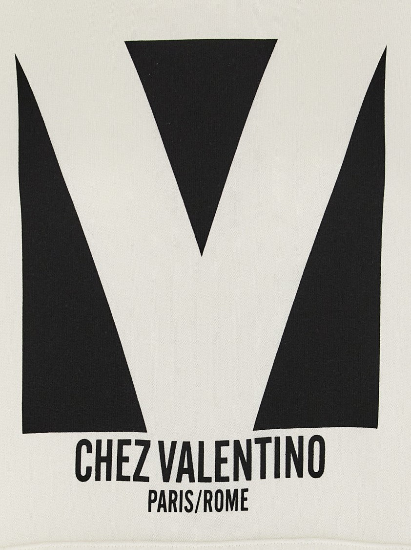 Valentino Garavani Brushed Cotton Oversized Hoodie