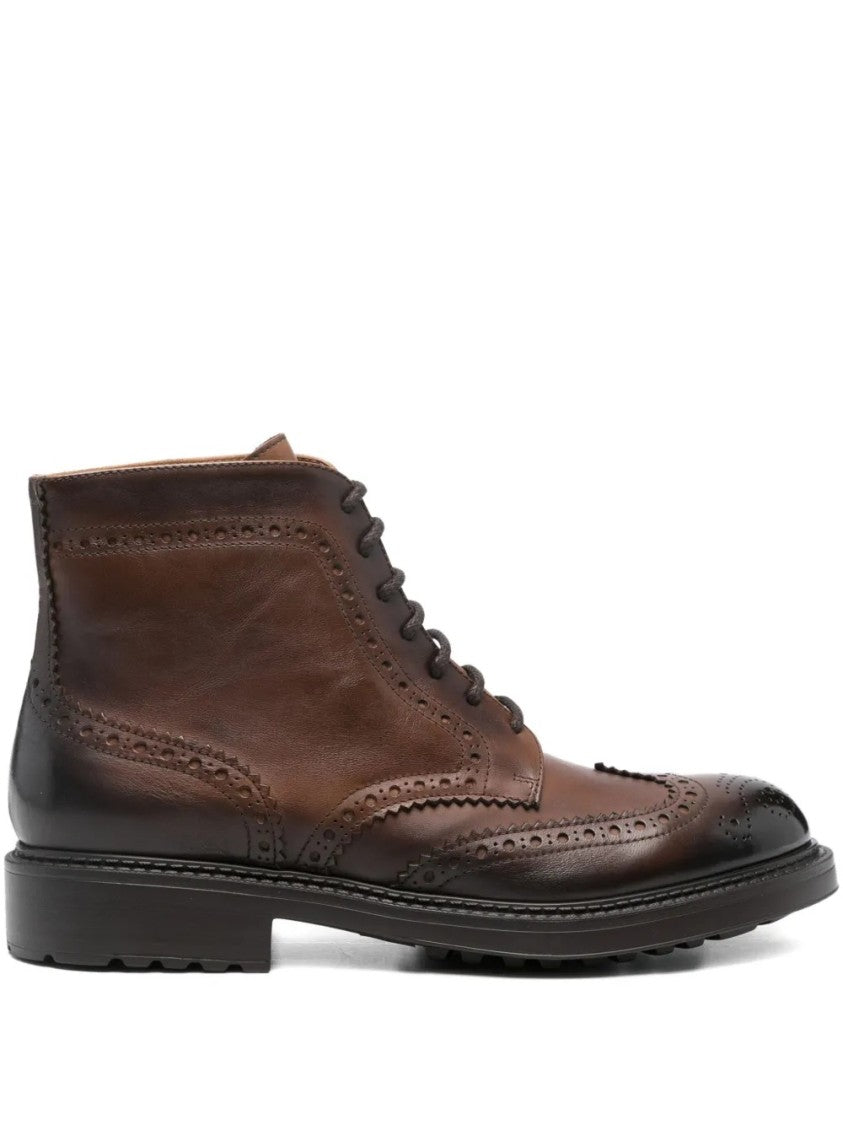 Doucal's Classic Brogue Ankle Boot