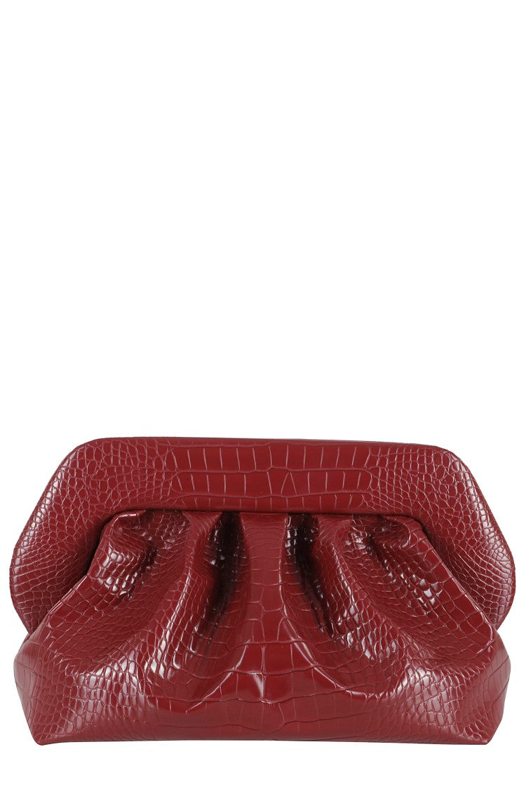 Themoirè Structured Crocodile Pattern Bag