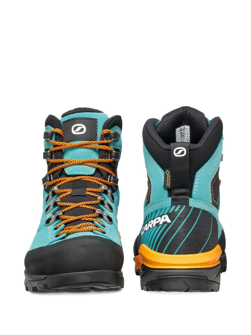 Scarpa High-Top Sneakers With Turquoise Upper