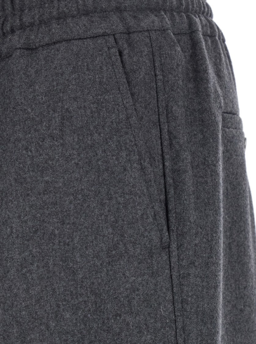 Drôle De Monsieur Le Pantalon Élastiqué' Grey Pants