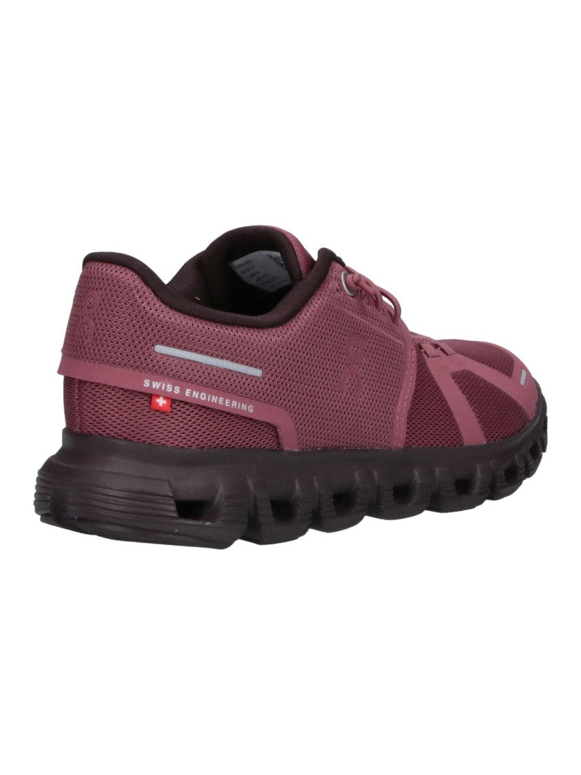 On Burgundy Cloud 6 Sneakers