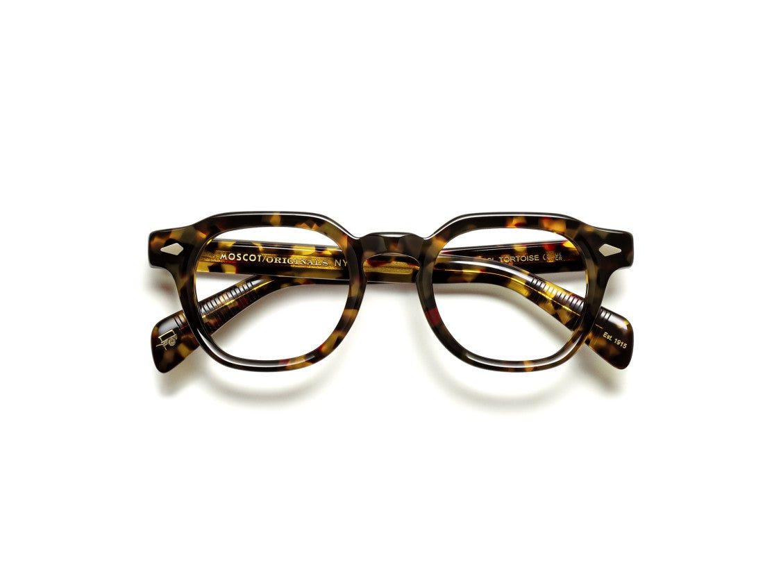Moscot Tortoiseshell Or-Dol-O Acetate Square Eyeglasses