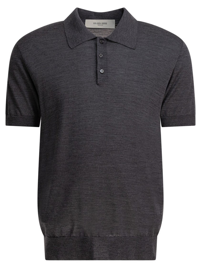 Golden Goose Merino Wool Polo Shirt