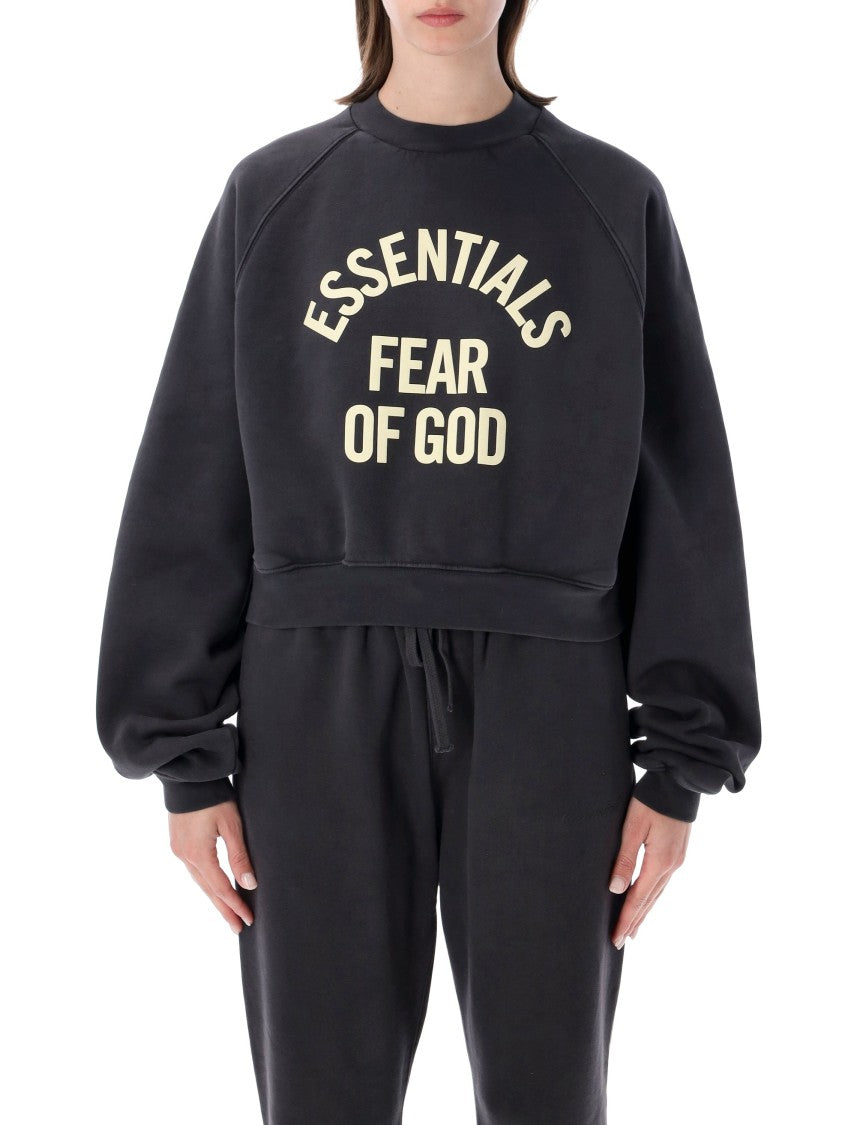 Fear Of God Campus 90S Cropped Adjustable Crewneck Sweatshirt