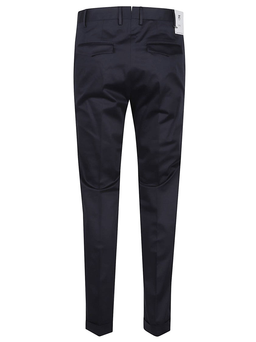 Pt Torino Master Slim Tapered Stretch Cotton Formal Pants