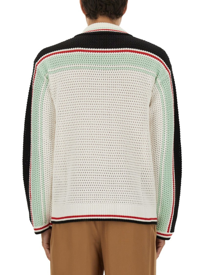 Casablanca Cotton Knit Tennis Shirt