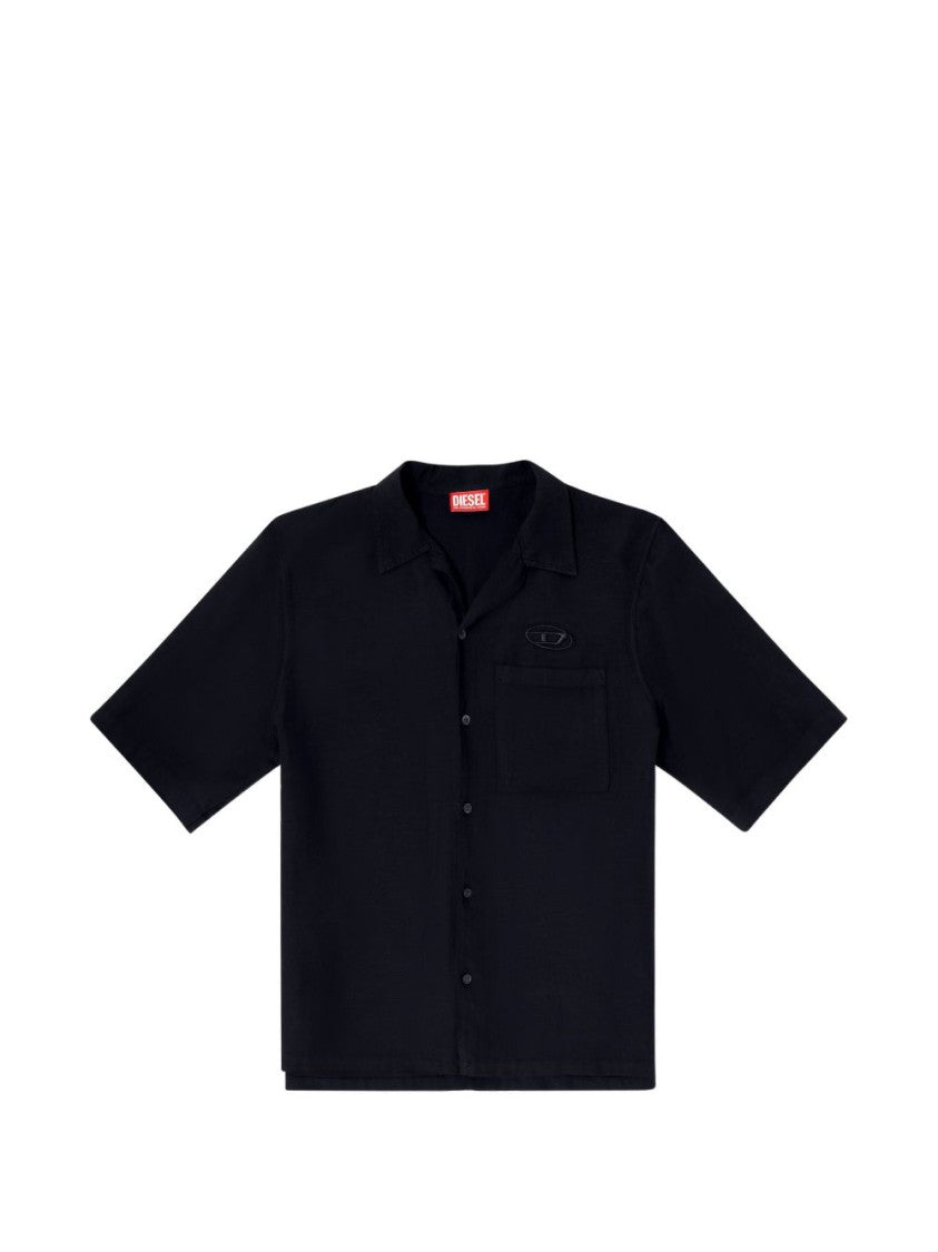 Diesel Black Patch Pocket Point Shirt
