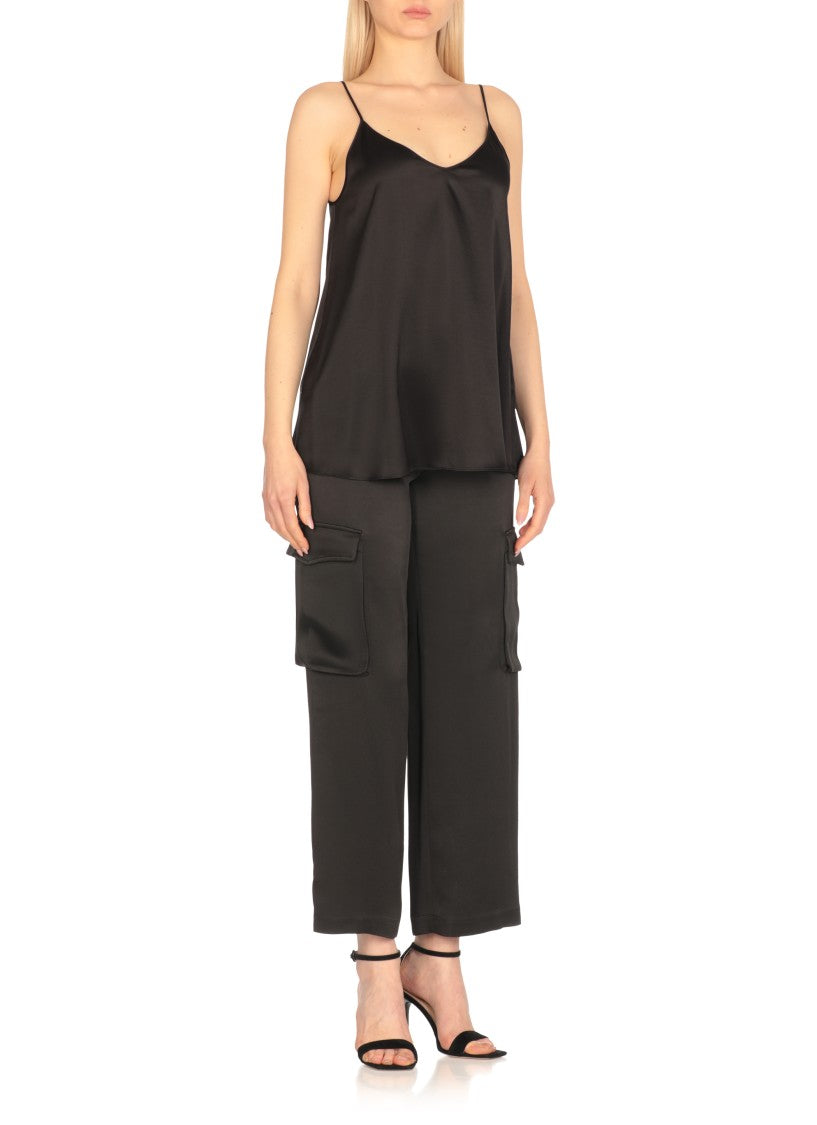 Antonelli Black Silk Top