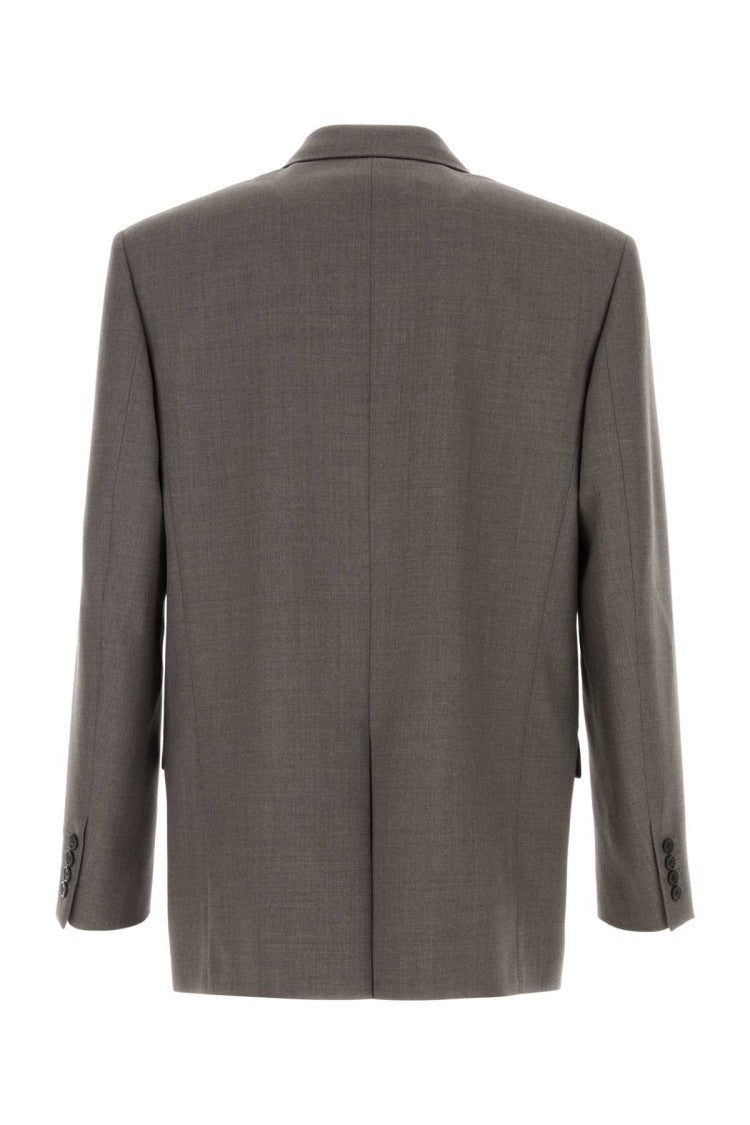 Saint Laurent Grey Wool Blazer