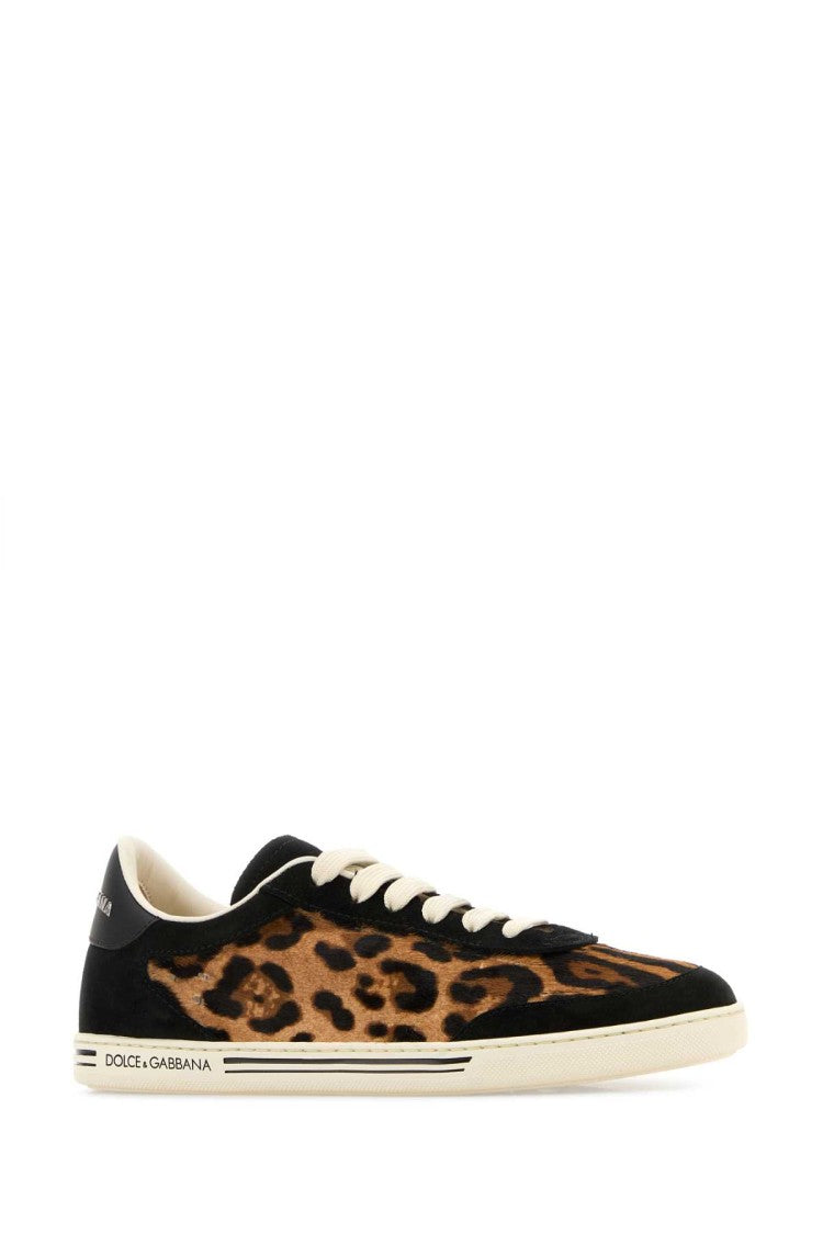 Dolce & Gabbana Printed Calf Hair Saint Tropez Light Sneakers