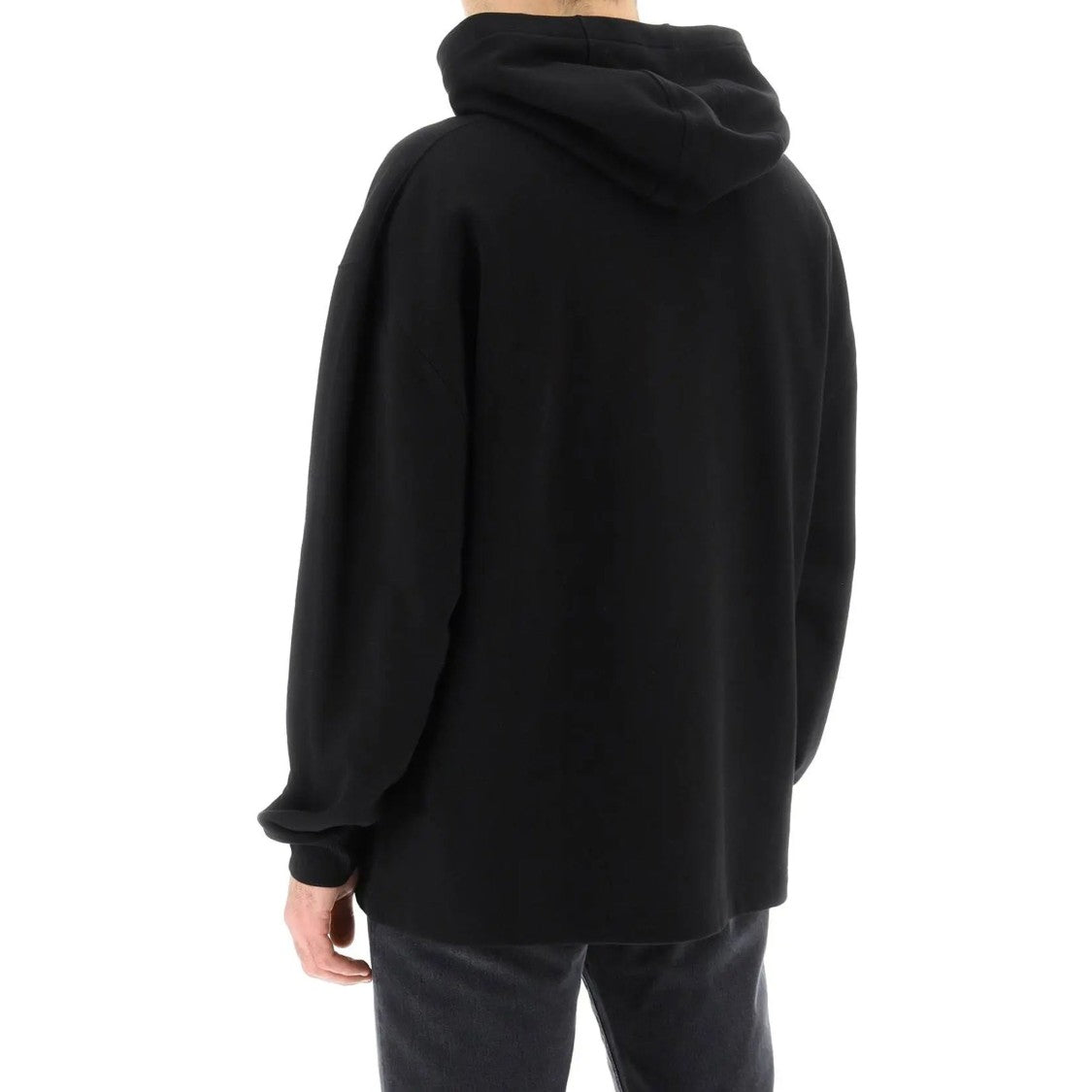 Versace Hooded Cotton Logo Sweatshirt