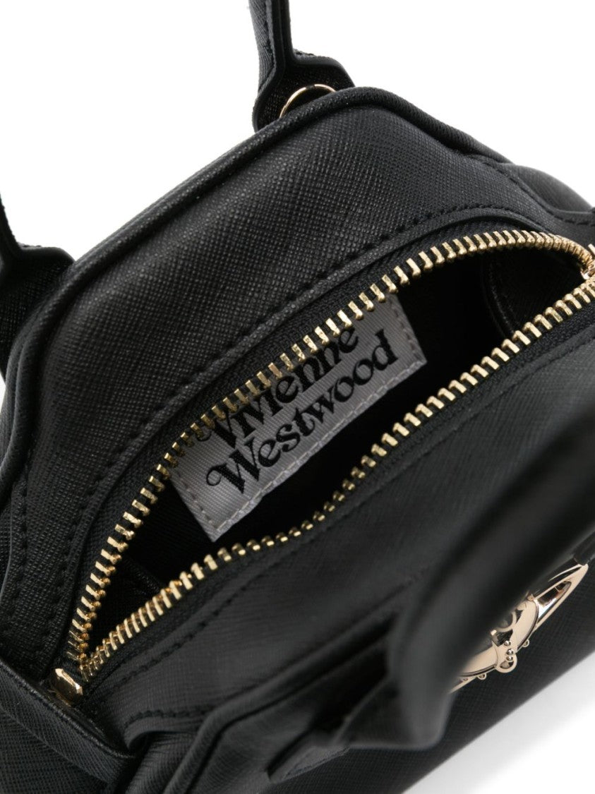 Vivienne Westwood Compact Black Handbag