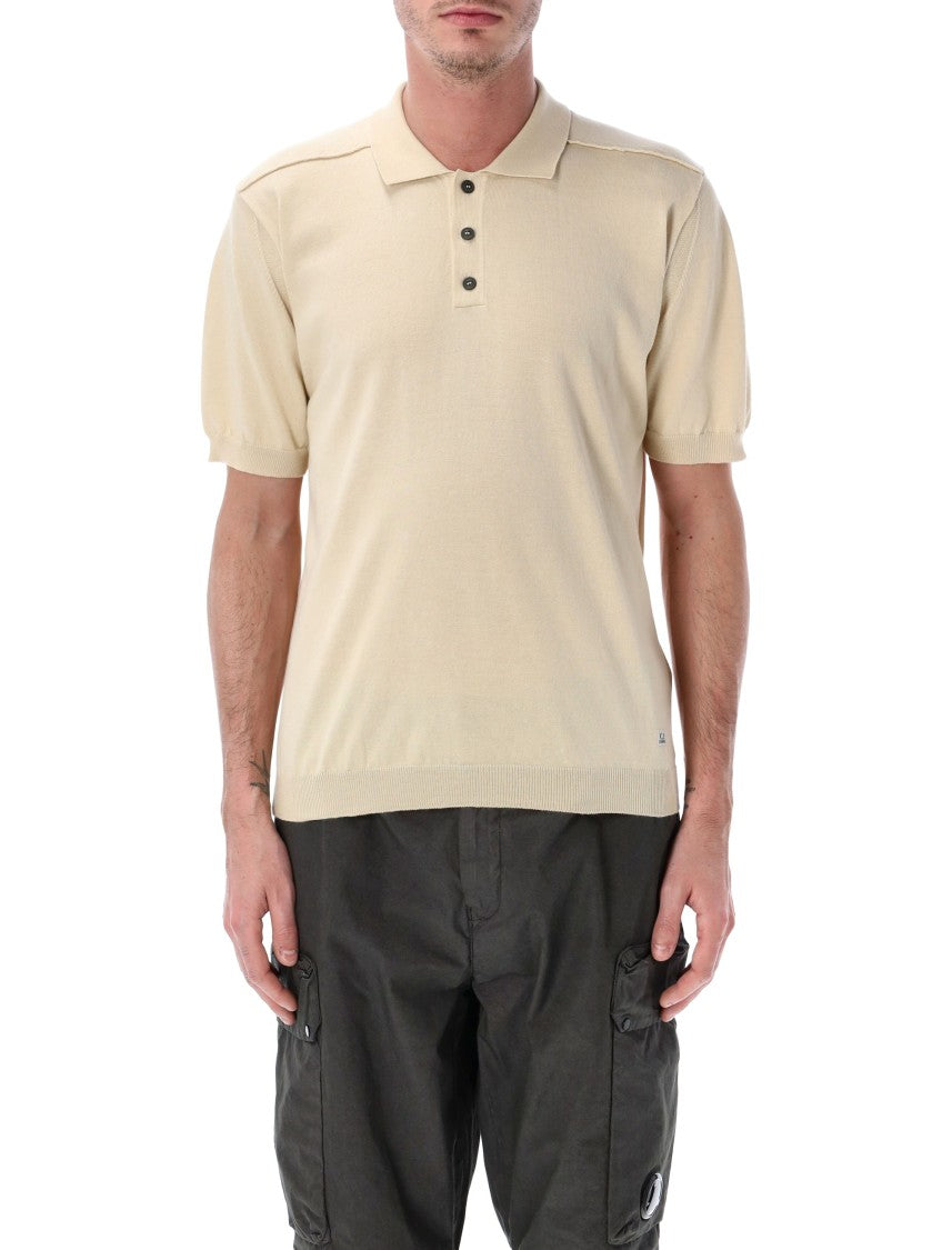 C.P. Company Short Sleeve Cotton Regular Polo Sweater