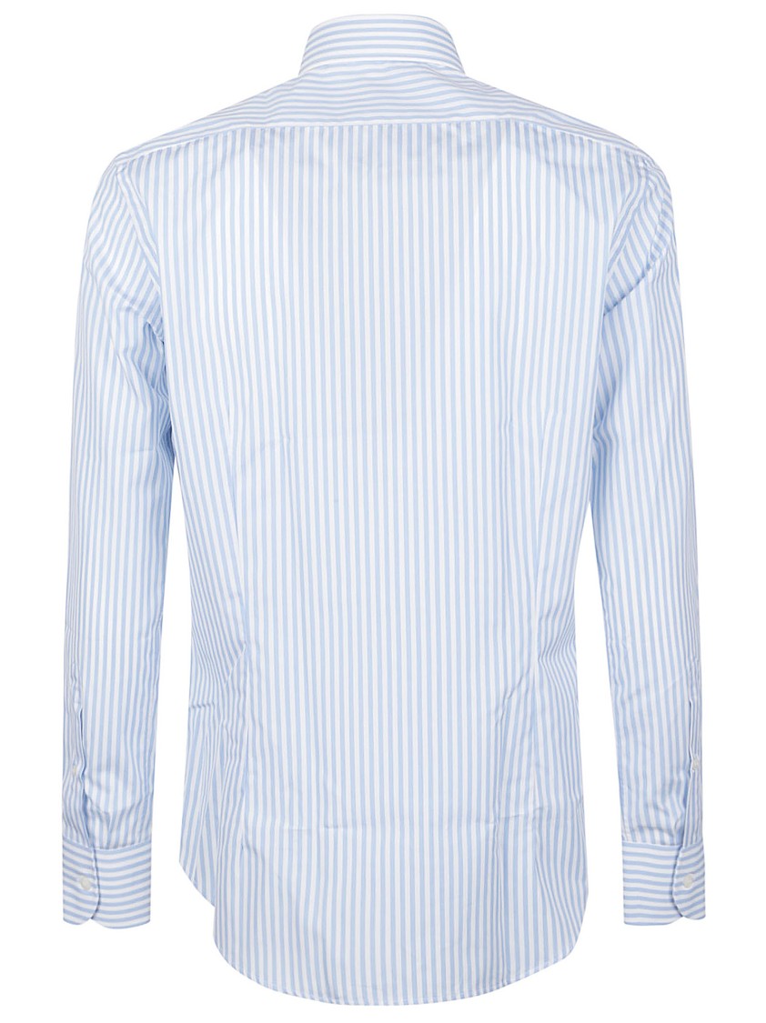 Orian Cotton Slim Fit Striped Shirt