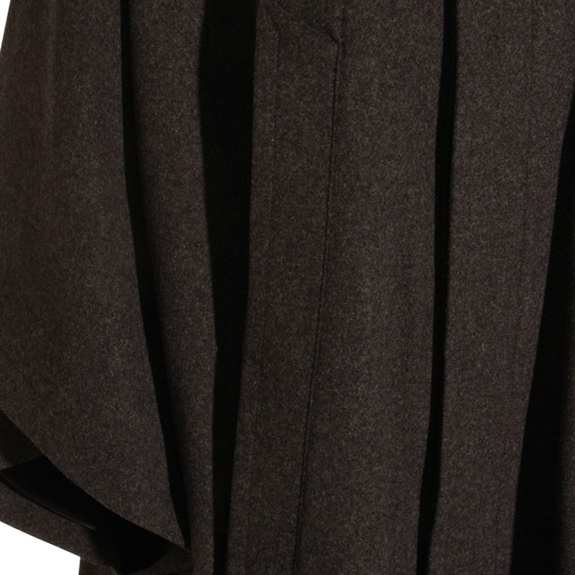 Mm6 By Maison Margiela Flowing Grey Jacket With Classic Collar