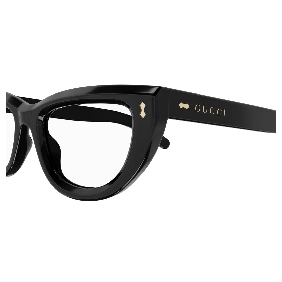 Gucci Gg1521o Bold Black Acetate Eyeglasses