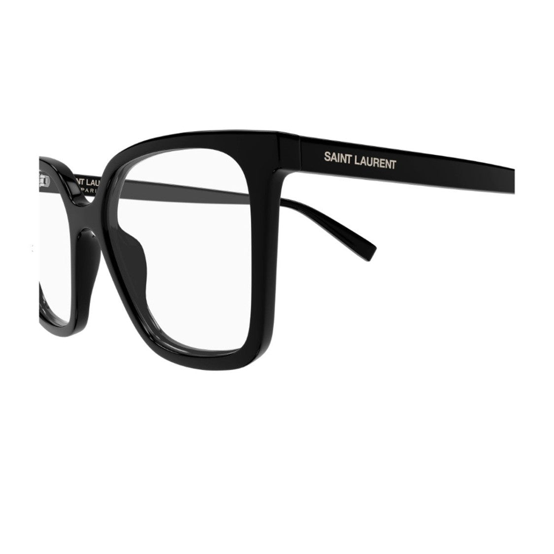 Saint Laurent Black Sl 910 Linea Sl Logo Recycled Acetate Square Sunglasses