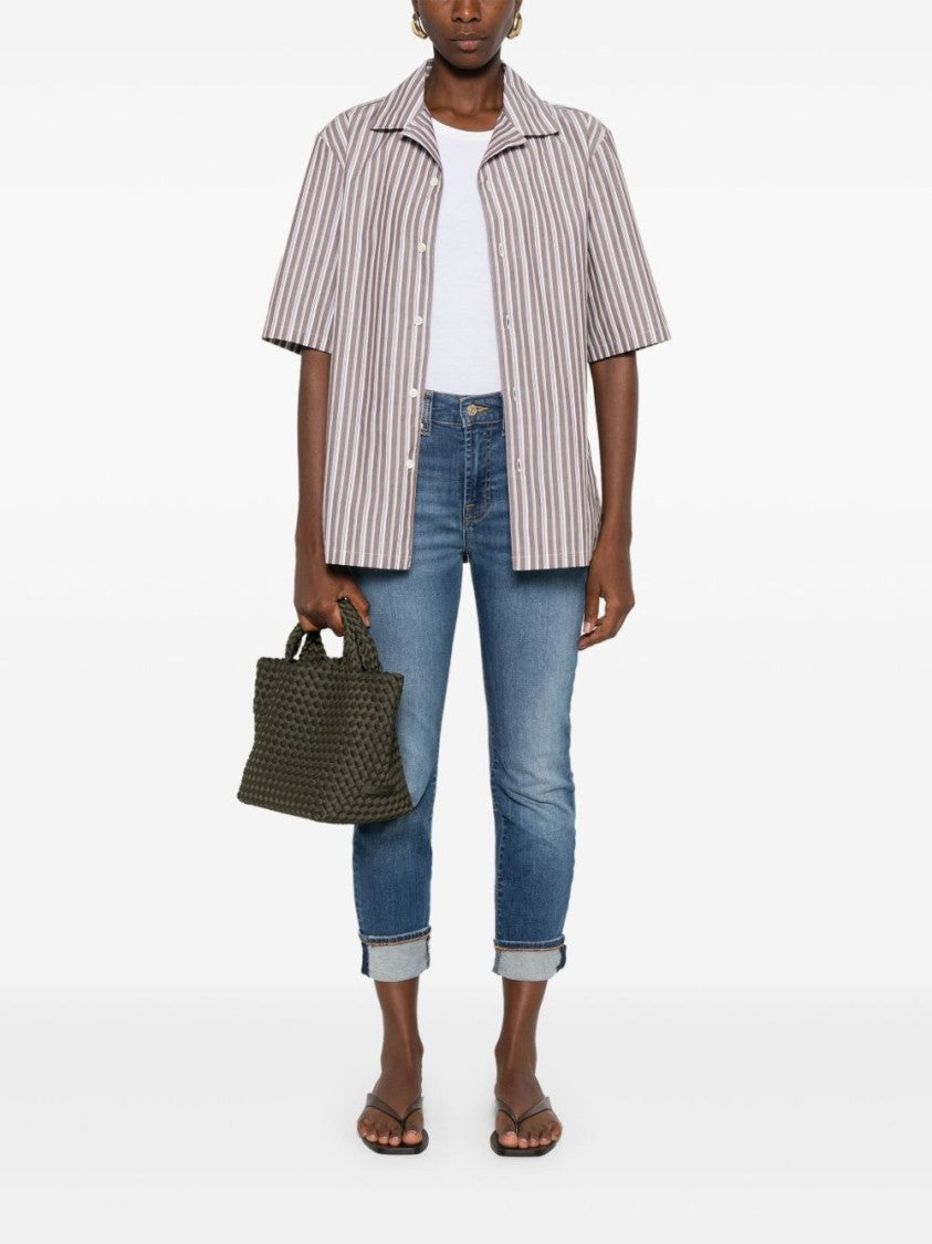 Seven Light Blue Wash Jeans With Concealed Fly