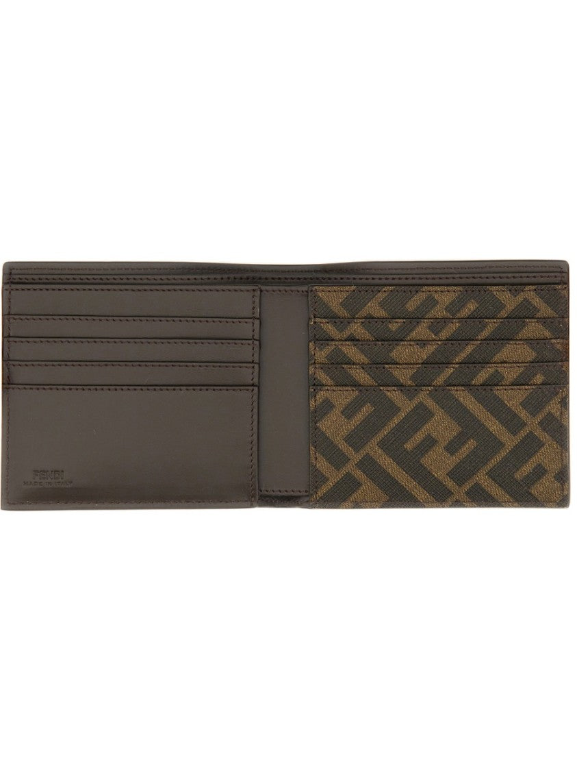 Fendi Bifold Wallet With Iconic Logo