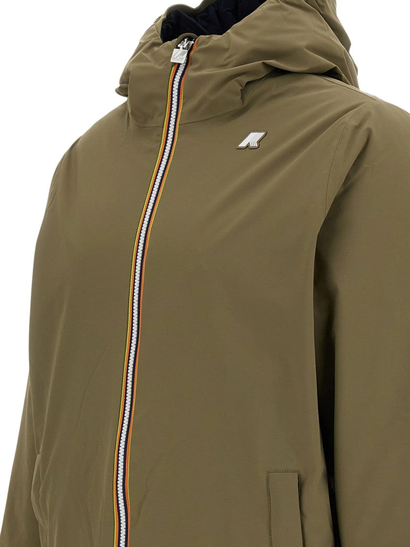 K-Way Jacob St Warm Double Reversible Hooded Jacket