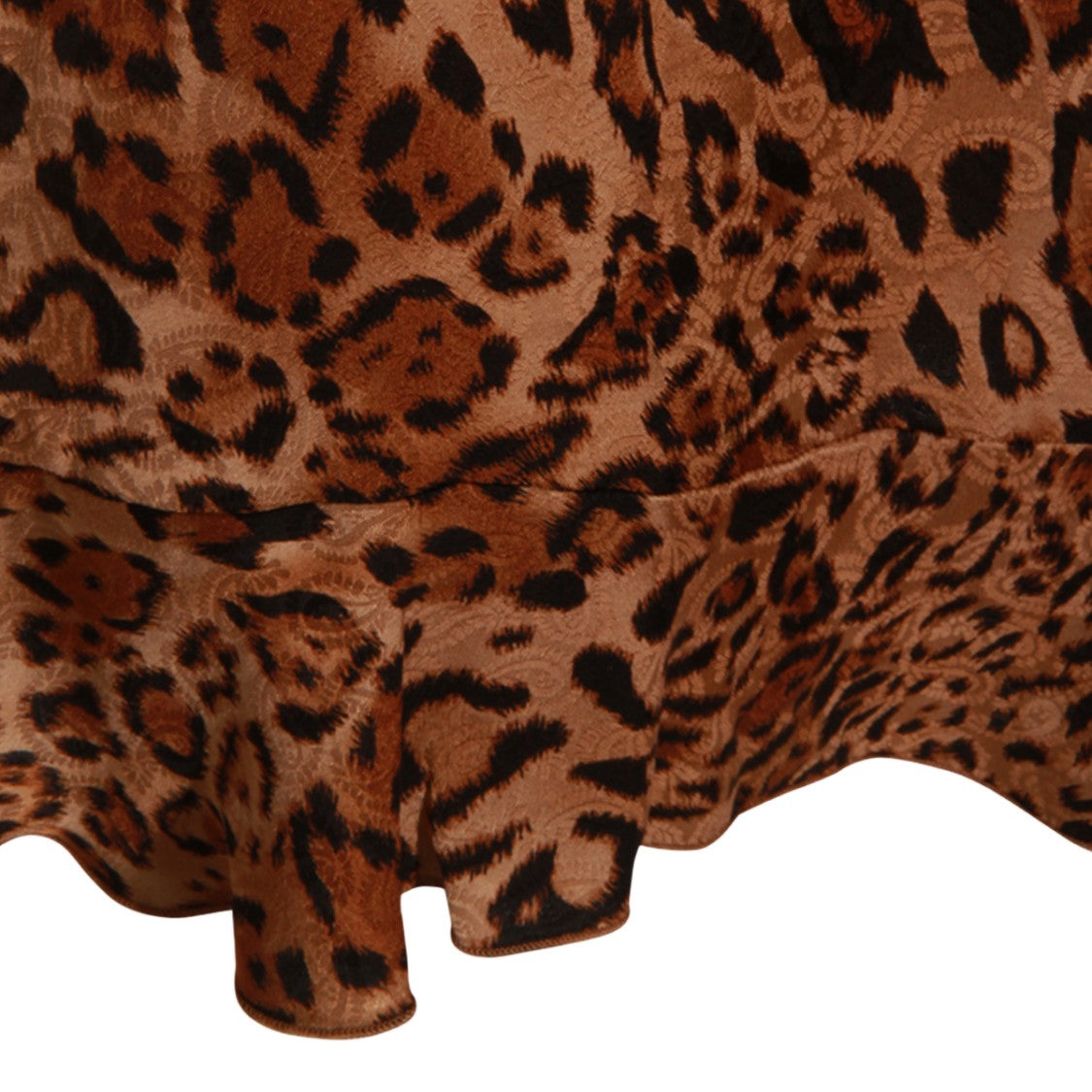 Twin-Set Fitted Leopard Print Mini Dress