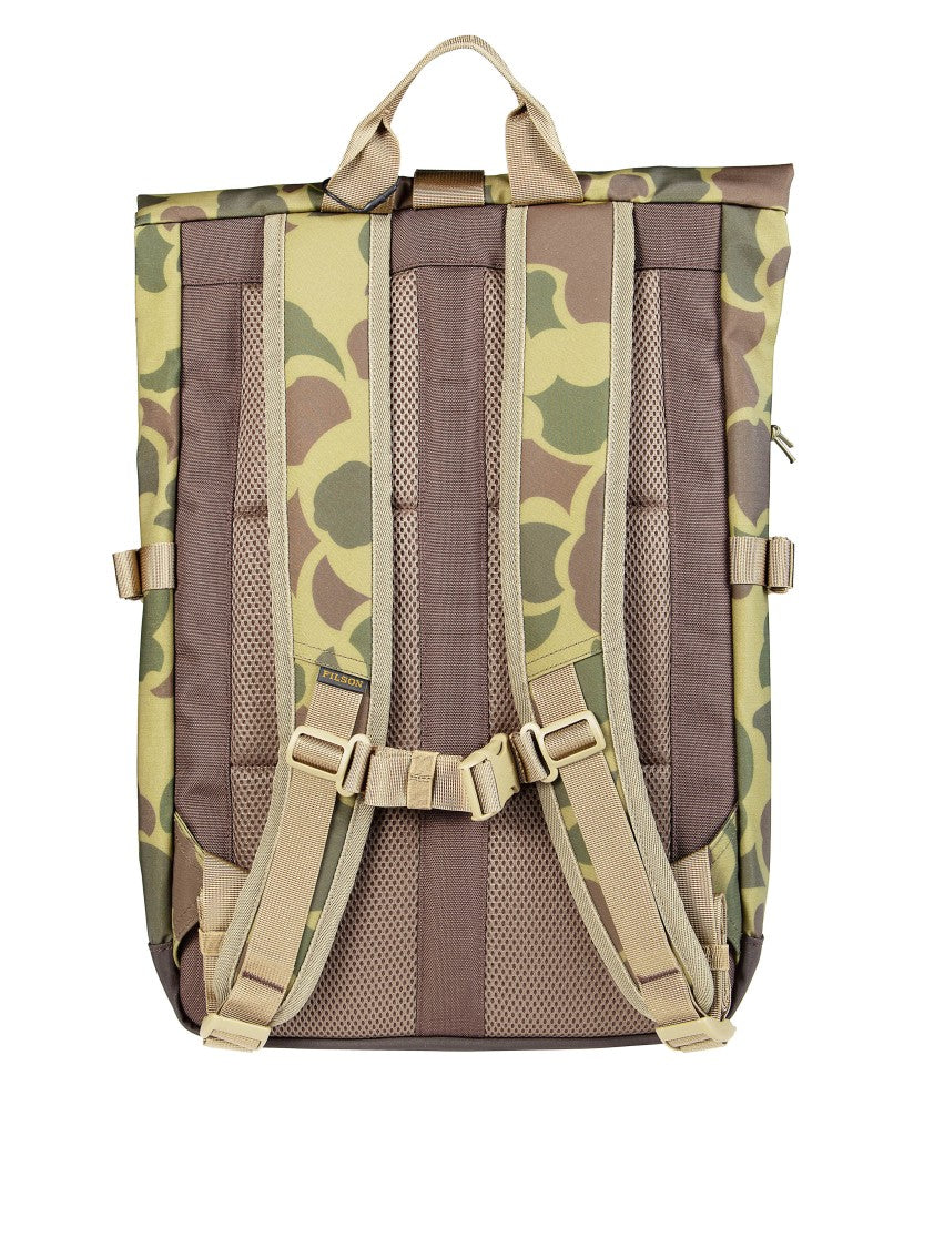 Filson Roll Top Camouflage Nylon Backpack