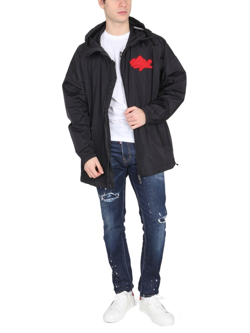 Dsquared2 Relaxed Fit Hooded Jacket