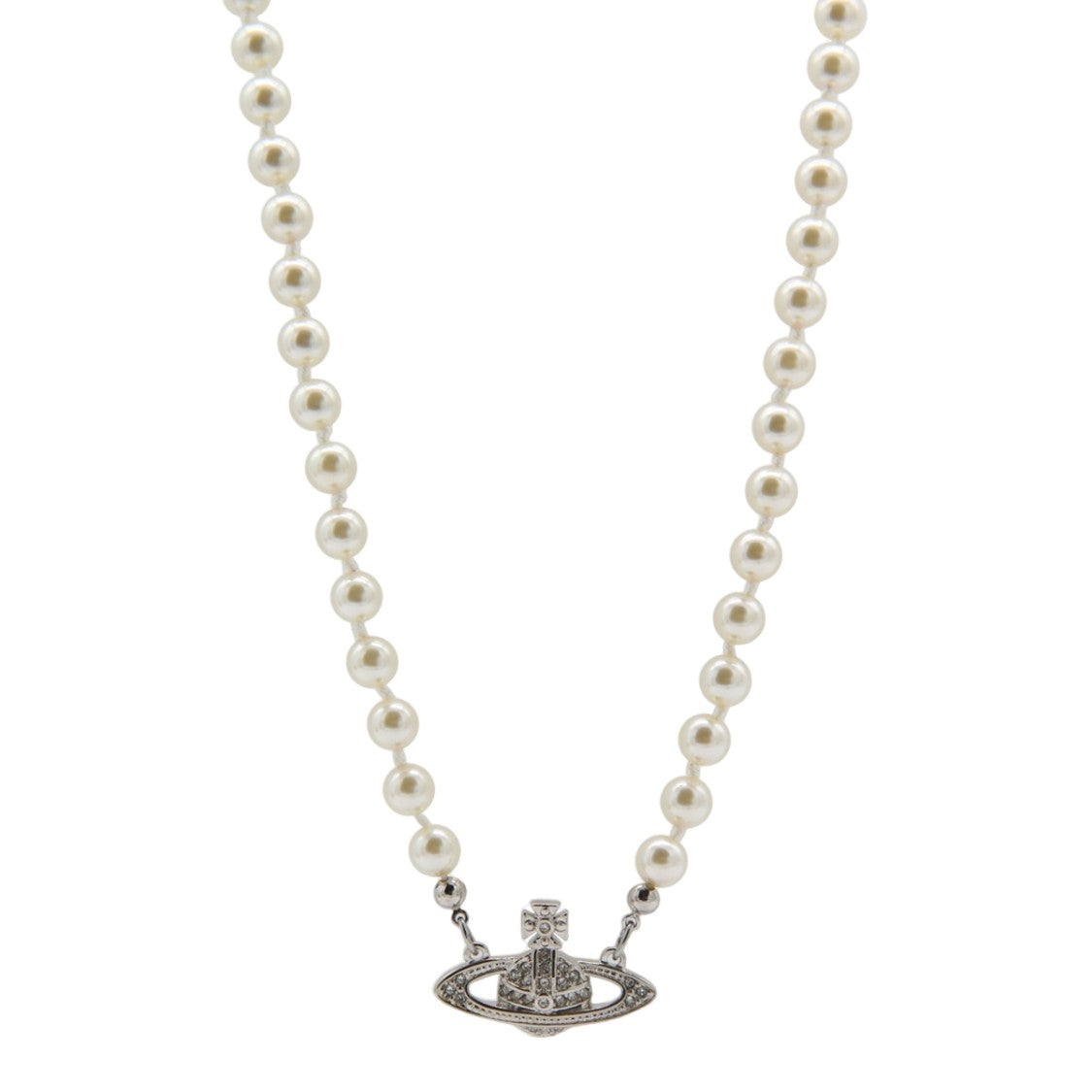 Vivienne Westwood Platinum Brass Necklaces