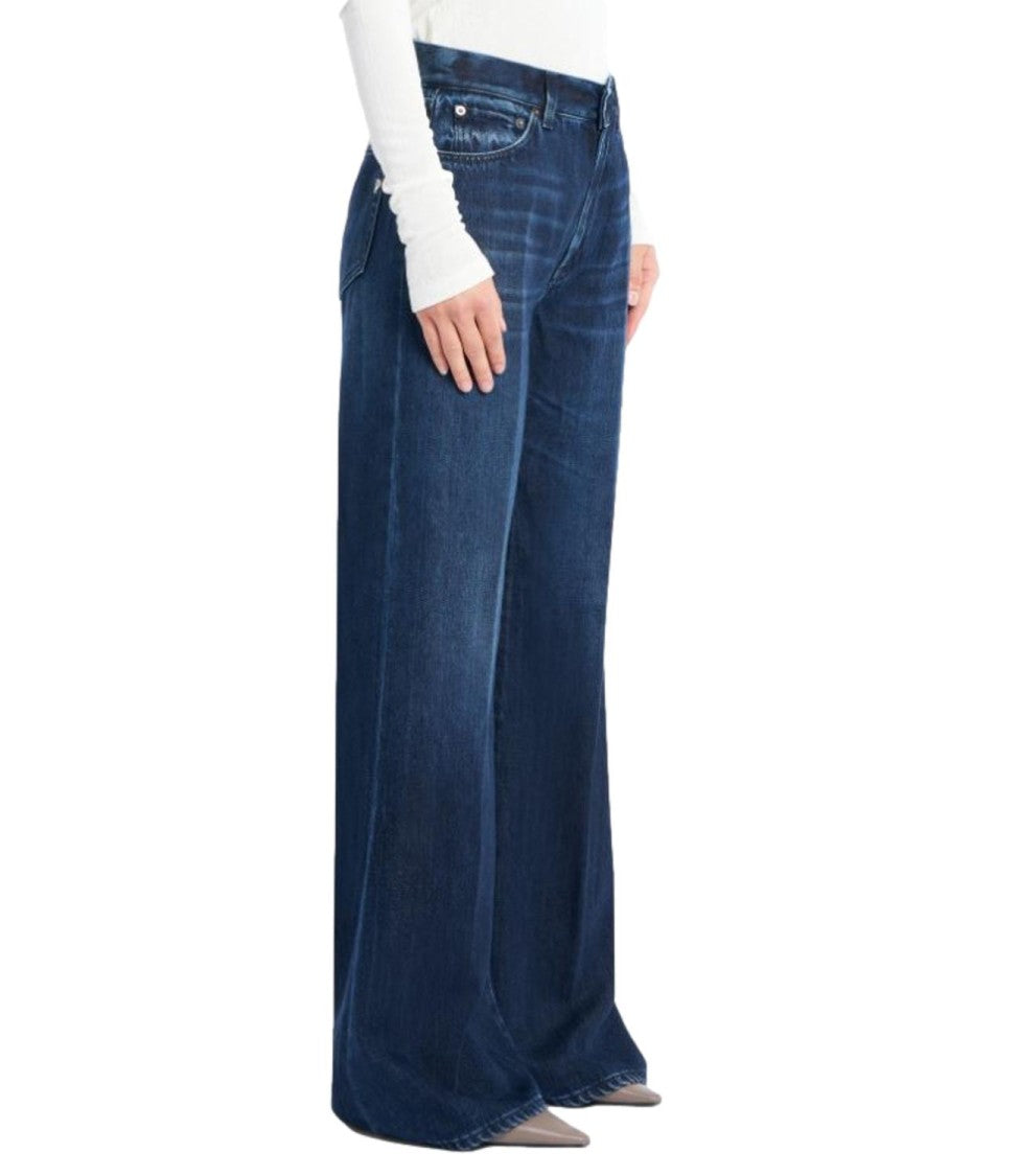 Dondup Mid-Rise Straight-Leg Jeans With Timeless Design