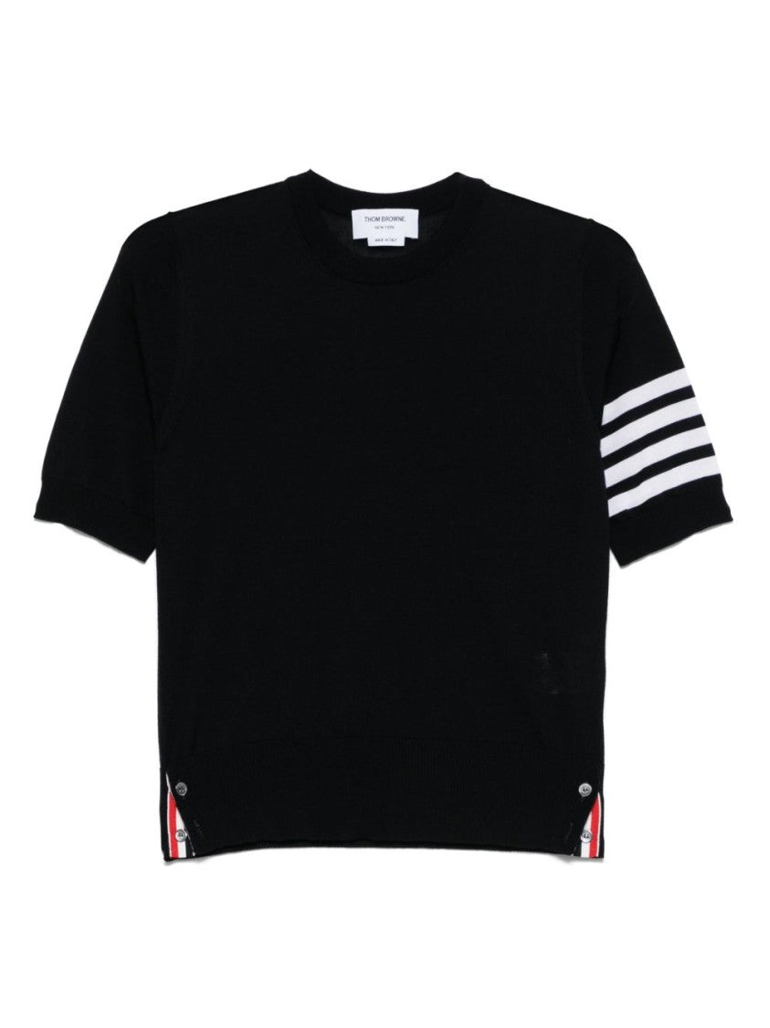 Thom Browne Short-Sleeved Crew Neck Tee