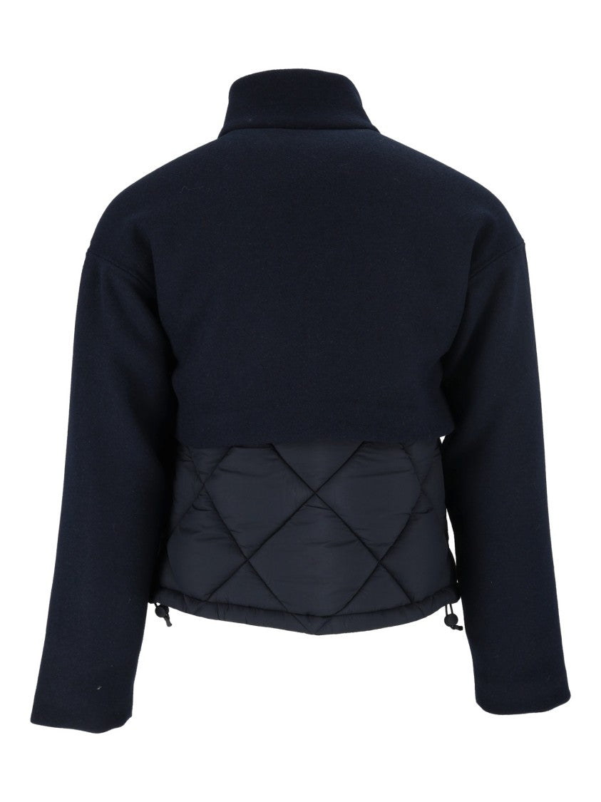 K-Way Mandie Wool-Nylon Warm Short Down Jacket